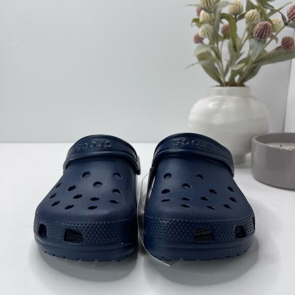 New Crocs Classic Slip On Clog Navy Blue Men 2/Women 4 NWT - Picture 3 of 9